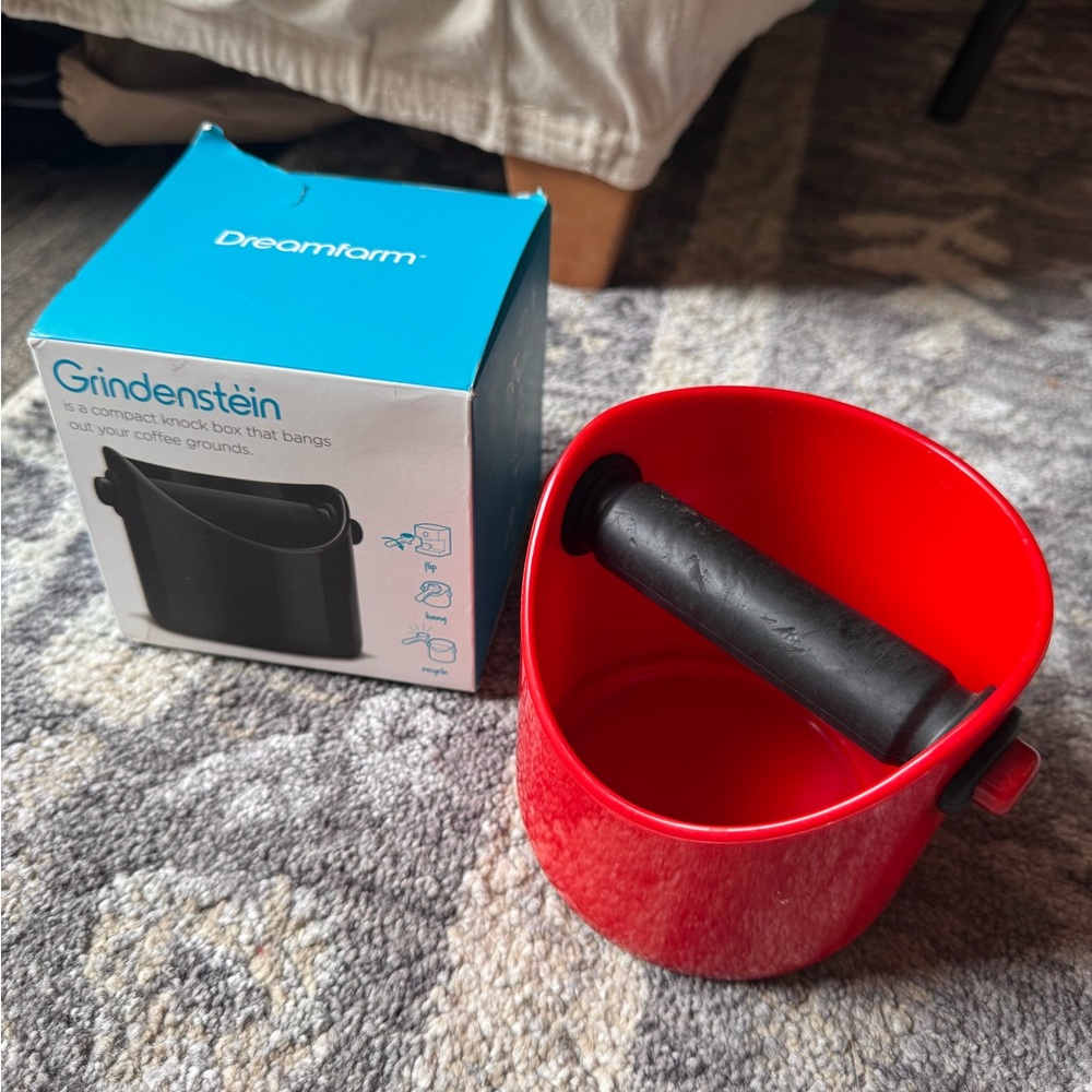 Grindenstein Red Coffee Knock Box